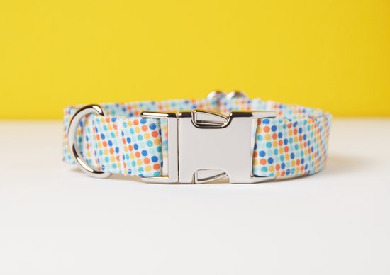Awesome Paws Hondenhalsband - Polka Dots Multicolor