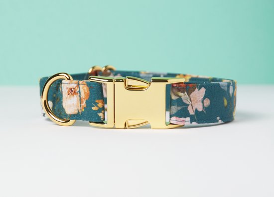 Awesome Paws Hondenhalsband - Rozen Groen