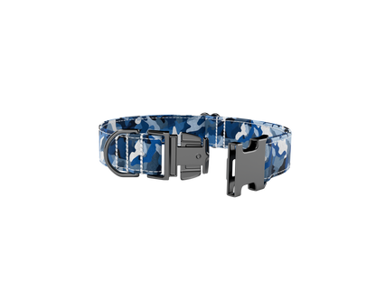 Awesome Paws Hondenhalsband - Camouflage Blauw