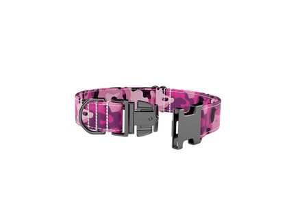 Halsband - Camouflage roze