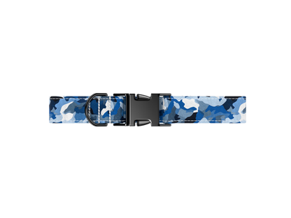 Awesome Paws Hondenhalsband - Camouflage Blauw