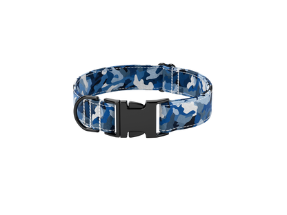 Awesome Paws Hondenhalsband - Camouflage Blauw