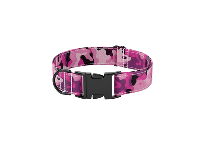 Halsband - Camouflage roze
