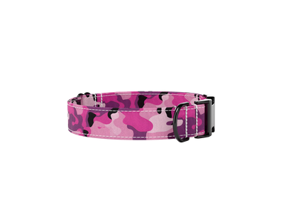 Halsband - Camouflage roze
