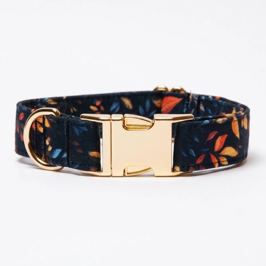 Awesome Paws Hondenhalsband - Herfst Mystic Blauw